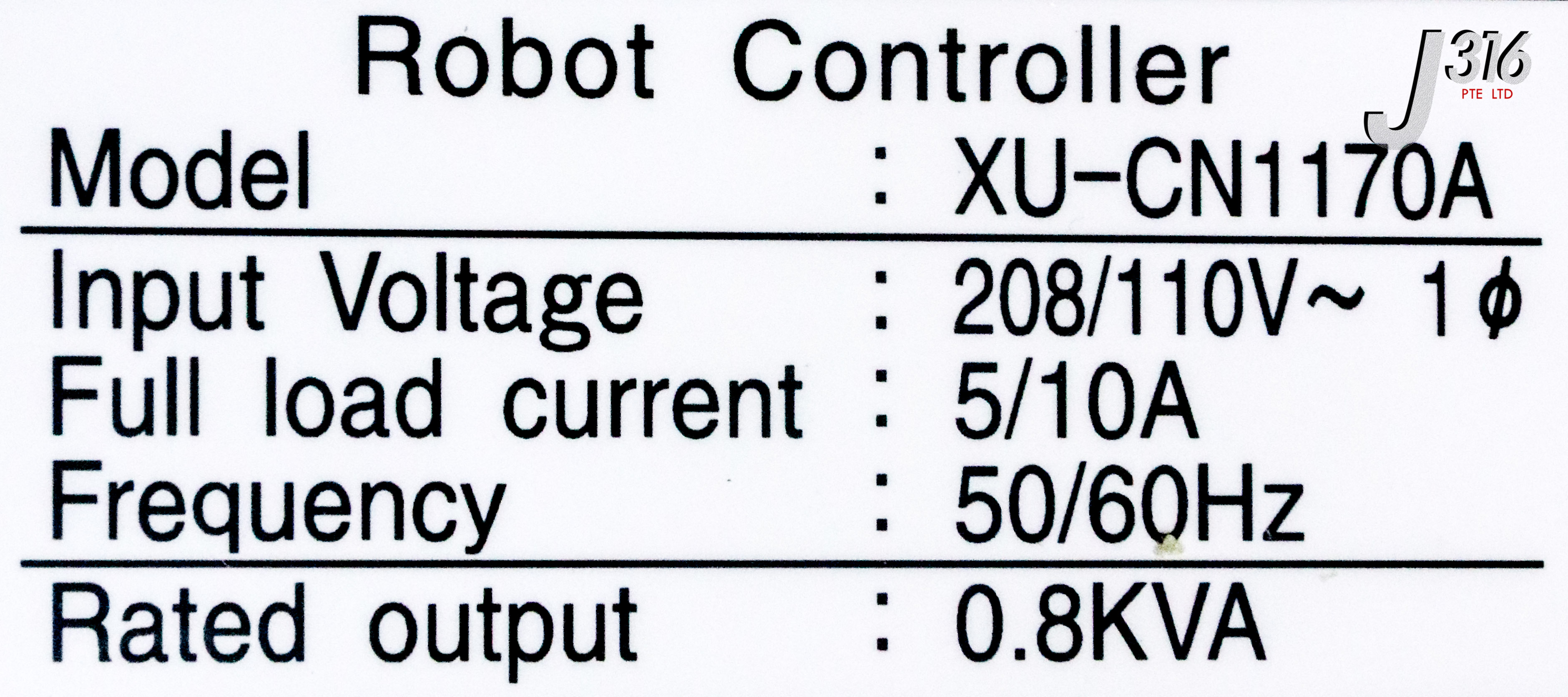 26166 YASKAWA ROBOT CONTROLLER XU-CN1170A | eBay